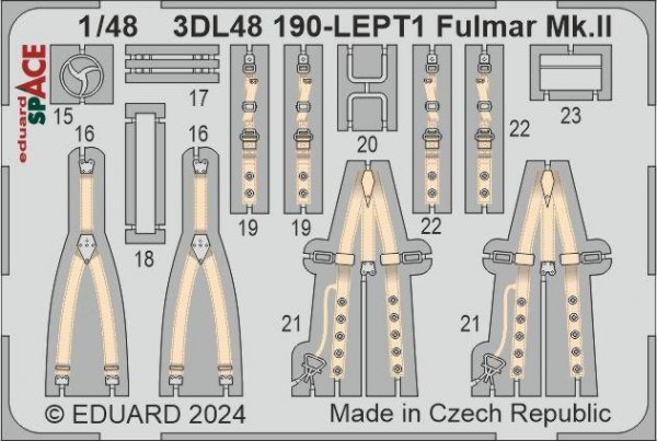 Eduard 3DL48190 Fulmar Mk. II SPACE TRUMPETER 1/48