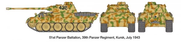 Tamiya 32597 German Tank Panther Ausf. D 1/48