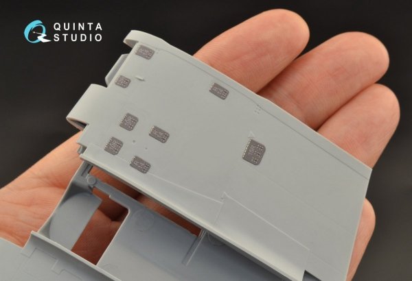 Quinta Studio QP48005 IL-2 (single seater) lights, hatches and panels (Zvezda) 1/48
