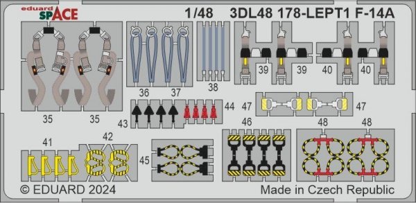 Eduard 3DL48178 F-14A SPACE GREAT WALL HOBBY 1/48