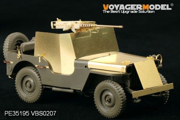 Voyager Model PE35195 WWII U.S. Jeep Willys MB w/Add Amour for TAMIYA 35219 1/35