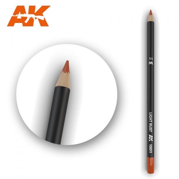 AK Interactive AK10011 Watercolor Pencil LIGHT RUST