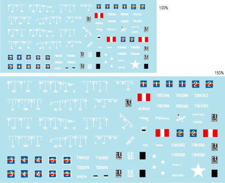 Star Decals 72-A1015 RMASG Centaurs in Normandy 1/72