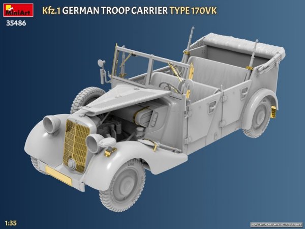 MiniArt 35486 Kfz.1 German Troop Carrier Type 170VK 1/35