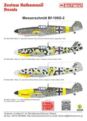 Techmod 32029 - Messerschmitt Bf 109G-2 (1:32)