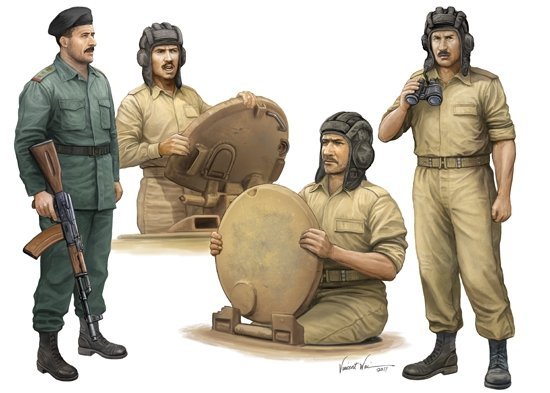 Trumpeter 00439 Iraqi Tank Crew (1:35)