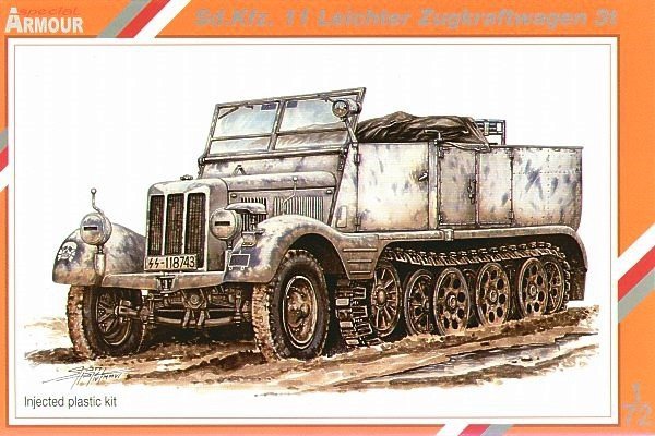 Special Armour 72002 SdKfz 11 Leichter Zugkraftwagen 3t (1:72) 