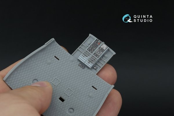 Quinta Studio QD35158 UH-1B 3D-Printed &amp; coloured Interior on decal paper (Trumpeter) 1/35