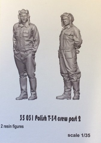Glowel Miniatures 35031 Polish T-34 crew part 2 1/35