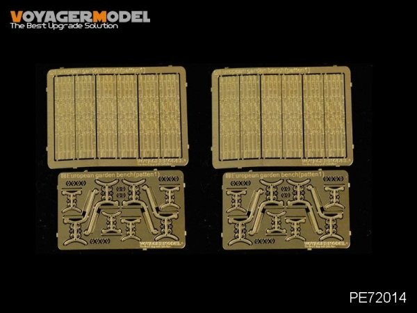 Voyager Model PE72014 European Garden Bench (Pattern 1) for all 1/72