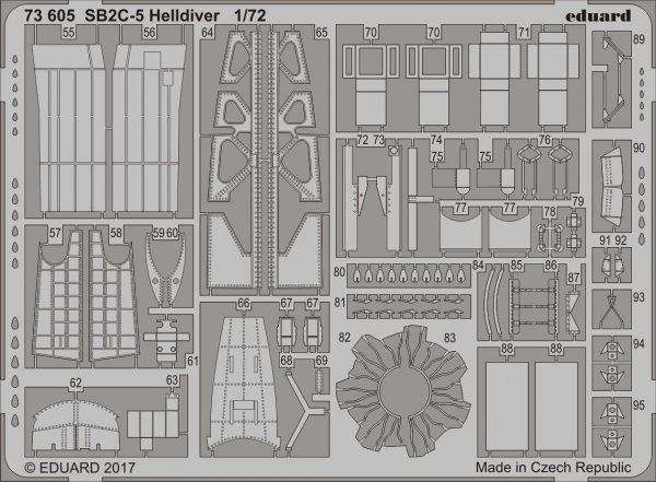 Eduard 73605 SB2C-5 Helldiver SPECIAL HOBBY 1/72