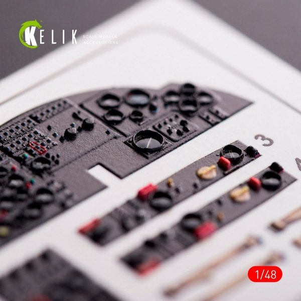 KELIK K48001 AN-2 COLT INTERIOR 3D DECALS FOR HOBBY BOS KIT 1/48