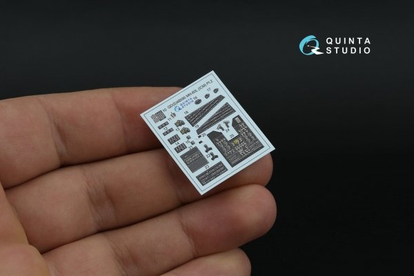 Quinta Studio QDS-48590 MH-60L Blackhawk 3D-Printed &amp; coloured Interior on decal paper (ICM) (Small version) 1/48