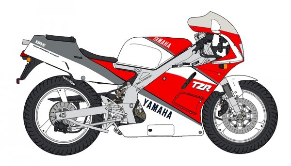 Hasegawa 21776 Yamaha TZR250 (3MA) Late Version (1990) 1/12