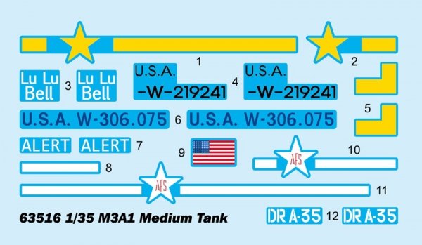 I Love Kit 63516 M3A1 Medium Tank 1/35