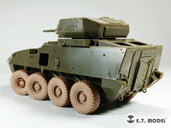 E.T. Model P35-112 US ARMY M1296 &quot;Dragoon&quot; ICV Weighted Road Wheels (3D Printed) For AFV Club Kit 1/35