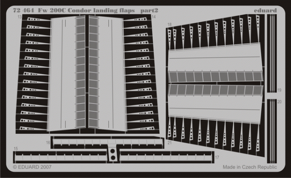 Eduard 72464 Fw 200C Condor landing flaps  for REVELL 1/72