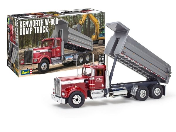 Revell 12628 Kenworth W-900 Dump Truck 1/25