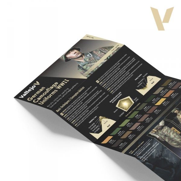 Vallejo 70261 German Camouflage Uniforms WWII - Model Color Set 16x18ml 