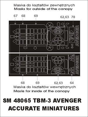 Montex SM48065 TBF-3 Avenger ACCURATE MINIATURES