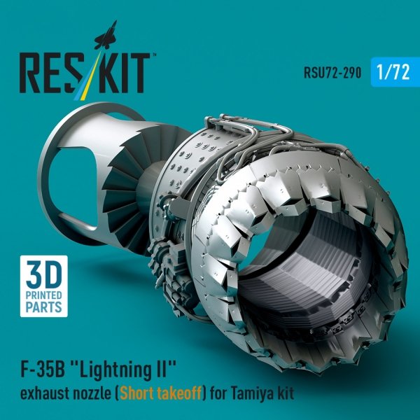 RESKIT RSU72-0290 F-35B "Lightning II" exhaust nozzle (Short takeoff) for Tamiya kit (3D printed) (1/72)