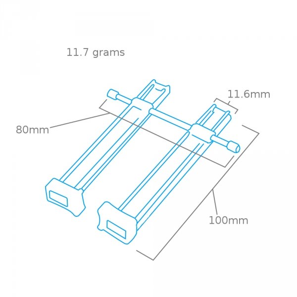 Modelcraft PCL8710-2 Small Multi Clamps (40mm) x 2