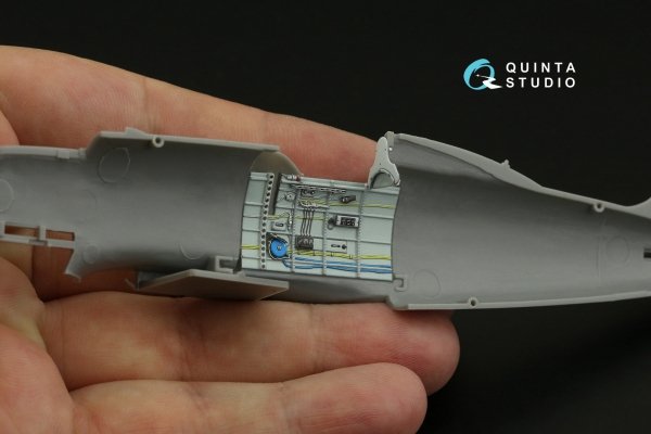 Quinta Studio QD48391 Macchi C.205 Veltro 3D-Printed &amp; coloured Interior on decal paper (Hasegawa/Italeri) 1/48