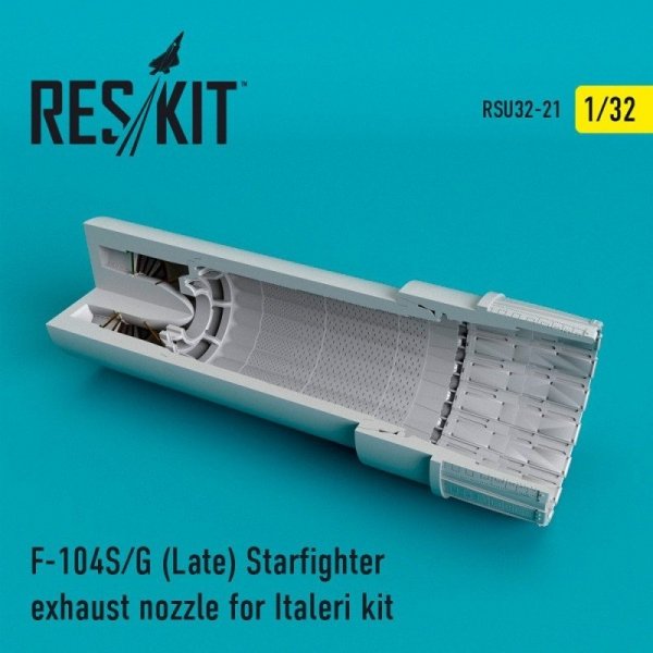 RESKIT RSU32-0021 F-104 Starfighter (S/G Late) exhaust nozzle for Italeri Kit 1/32