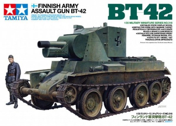 Tamiya 35318 Finnish Army Assault Gun BT-42 (1:35)