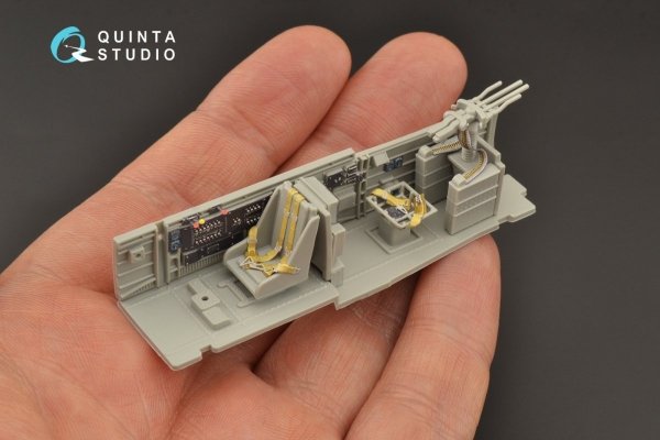 Quinta Studio QD48207 Ju 87D/G 3D-Printed &amp; coloured Interior on decal paper ( Italeri ) 1/48