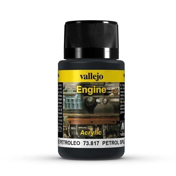 Vallejo 73817 Engine Effects - Petrol Spills 40 ml