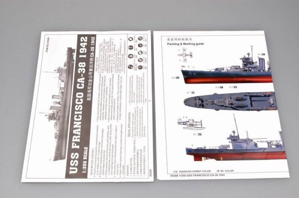 Trumpeter 05309 USS San Francisco CA-38 (1942) (1:350)