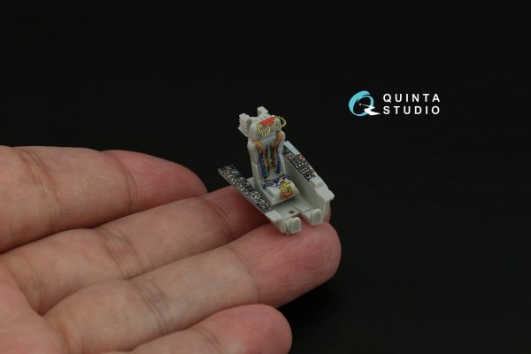 Quinta Studio QD72101 F-104S 3D-Printed &amp; coloured Interior on decal paper (Hasegawa) 1/72