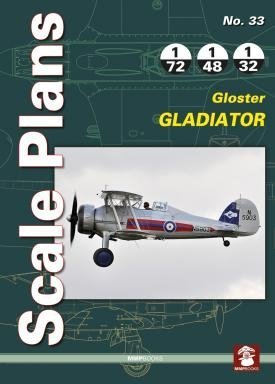 MMP Book 81258 Scale Plans No. 33 Gloster Gladiator EN