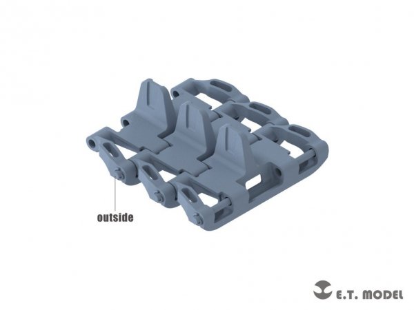 E.T. Model P35-049 WWII German Pz.Kpfw.IV Late Version（Type 7）Workable Track ( 3D Printed ) 1/35