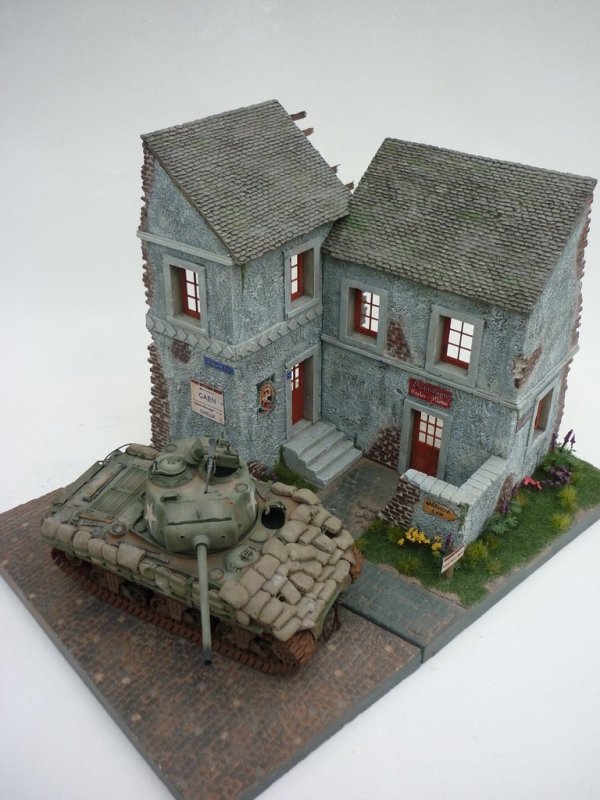 RT-Diorama 35166 Diorama-Base: &quot;French Village&quot; Part 1 1/35