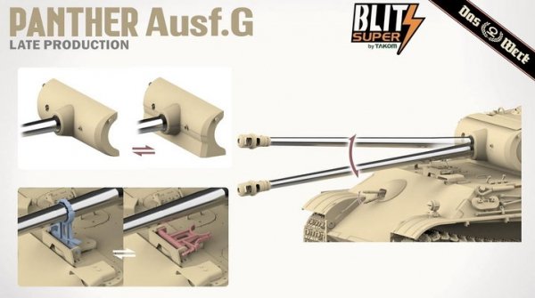 Das Werk DW35041 Panther Ausf.G Late Production SUPER BLITZ 1/35