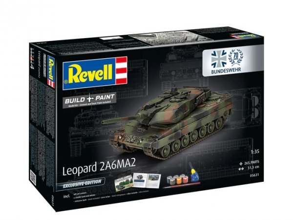 Revell 05631 70 Years Bundeswehr: Leopard 2 A6 Exclusive Edition 1/35