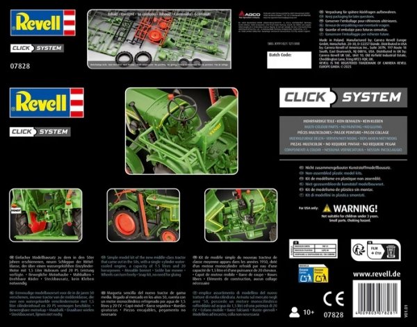 Revell 07828 Fendt F20 Dieselross 1/24
