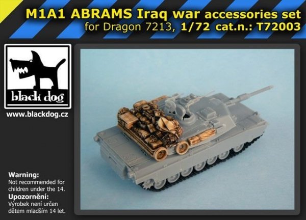 Black Dog T72003 M1A1 ABRAMS Iraq War for Dragon 07213 1/72