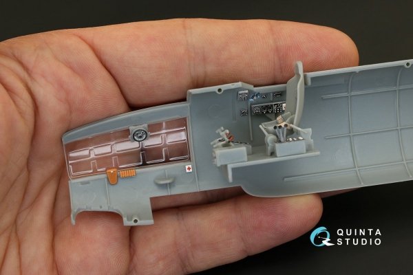 Quinta Studio QD48100 IL-4 3D-Printed &amp; coloured Interior on decal paper (for Xuntong kit) 1/48