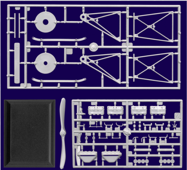 Roden 622 Engine Hispano-Suiza 8A 1/32