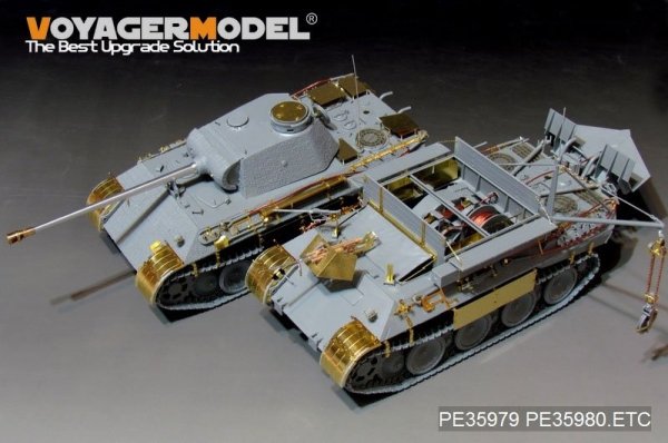 Voyager Model PE35983 WWII German Panther D Tank Late version Basic For TAKOM 2104 1/35