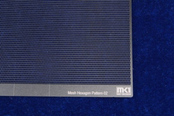 KA Models KA-00006 HEXAGON PATTERN MESH B 0.45mm X 0.3mm
