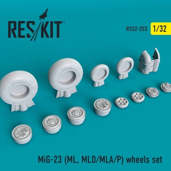 RESKIT RS32-0253 MiG-23 (ML/MLD/MLA/P) wheels set 1/32