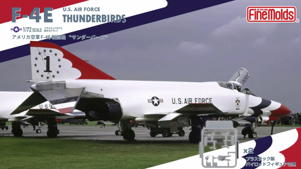 Fine Molds 72941 U.S. Air Force F-4E Thunderbirds w/Pilot figures 1/72