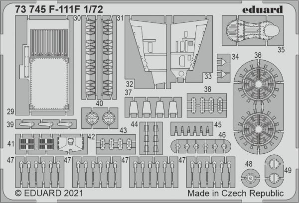 Eduard 73745 F-111F HASEGAWA / HOBBY 2000 1/72