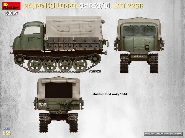 MiniArt 53007 RAUPENSCHLEPPER Ost RSO/01. LAST PROD 1/35