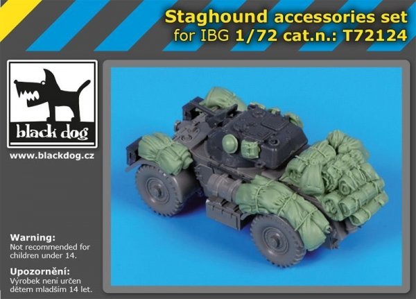 Black Dog T72124 Staghound accessories set for RPM 1/72