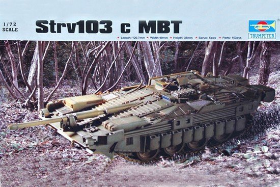 Trumpeter 07220 Strv103 c MBT (1:72)